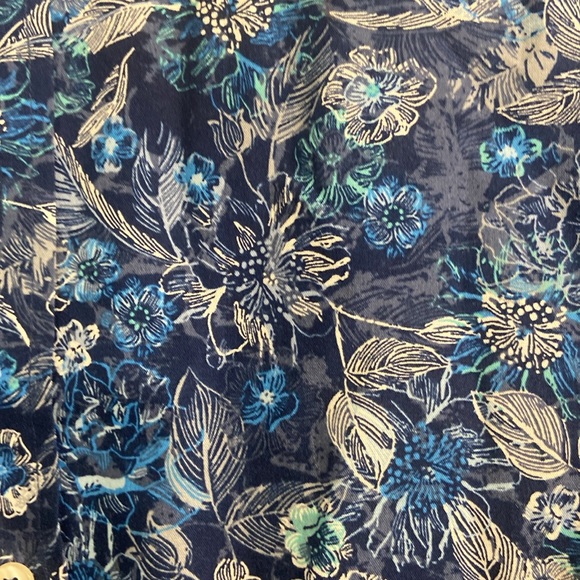 John Henric Men’s Blue Print Shirt Size 15 - Picture 2 of 7